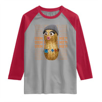 Funny Burnt Peanut Goop Raglan Shirt Uhm Excuse Me