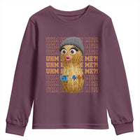 Funny Burnt Peanut Goop Youth Sweatshirt Uhm Excuse Me