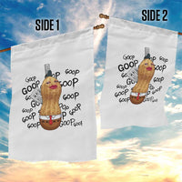 Funny Burnt Peanut Garden Flag Goop Bungulato Homage