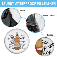 Funny Burnt Peanut Spare Tire Cover Goop Bungulato Homage