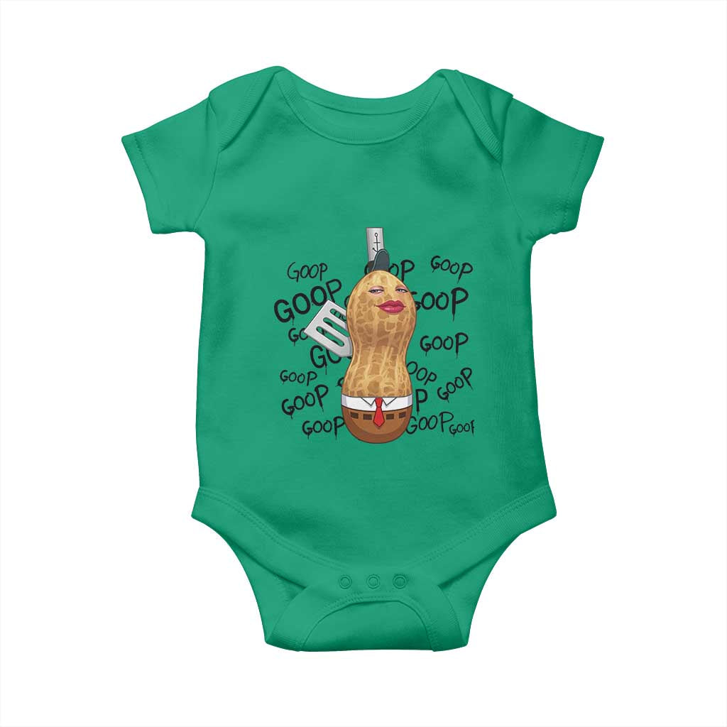Funny Burnt Peanut Baby Onesie Goop Bungulato Homage