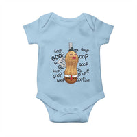 Funny Burnt Peanut Baby Onesie Goop Bungulato Homage