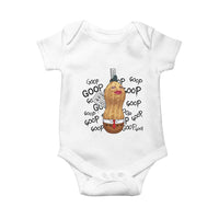 Funny Burnt Peanut Baby Onesie Goop Bungulato Homage