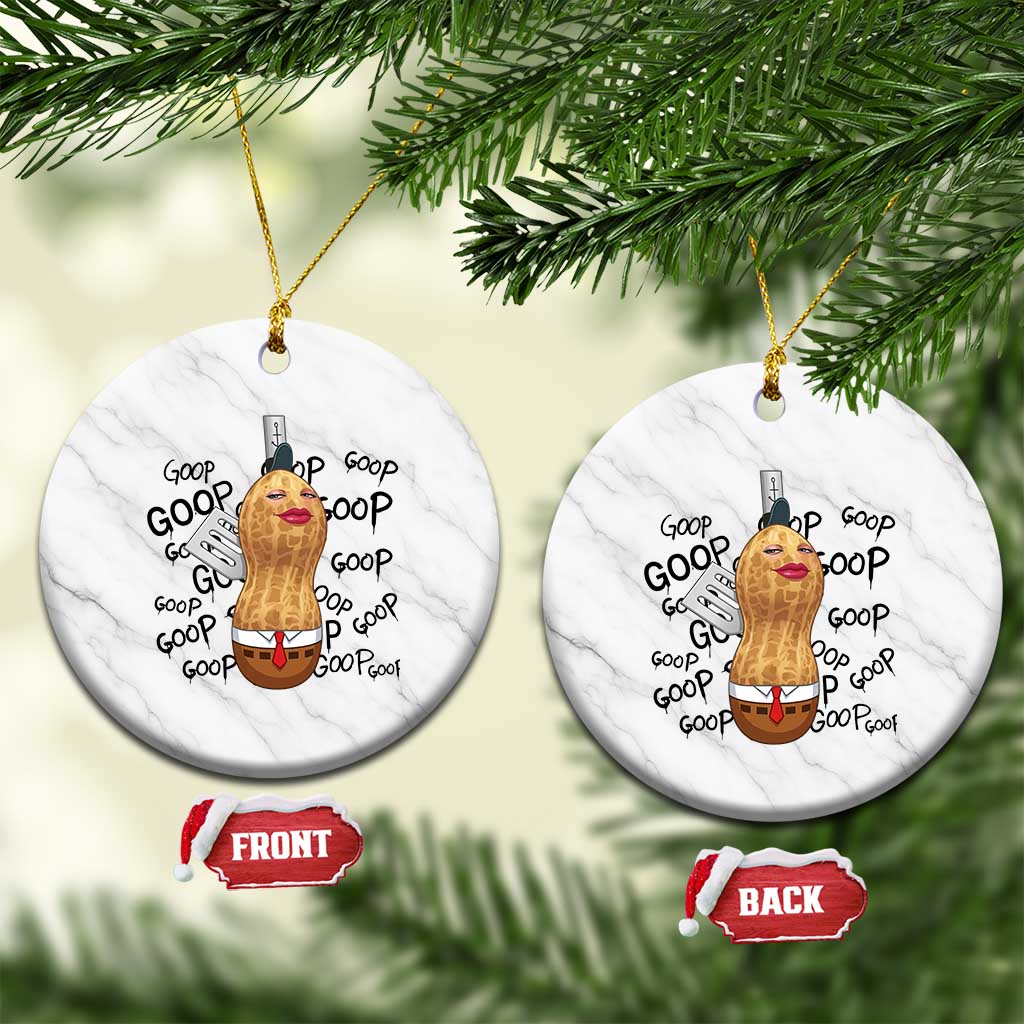 Funny Burnt Peanut Ceramic Ornament Goop Bungulato Homage