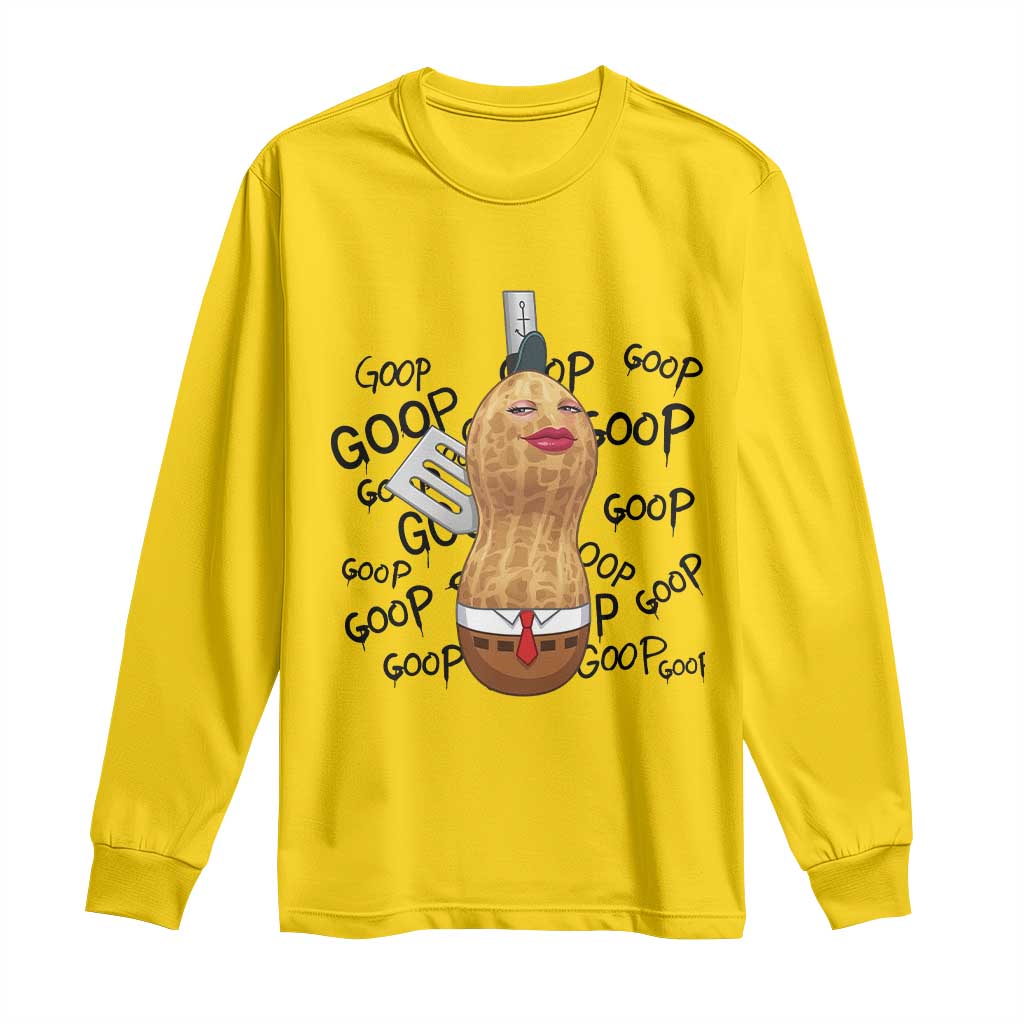 Funny Burnt Peanut Long Sleeve Shirt Goop Bungulato Homage