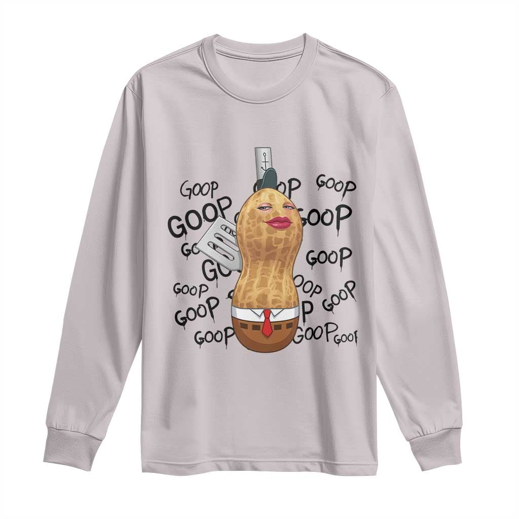 Funny Burnt Peanut Long Sleeve Shirt Goop Bungulato Homage