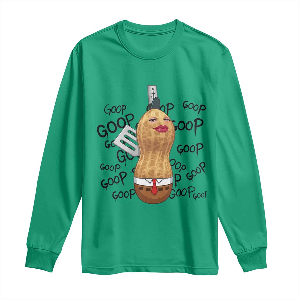 Funny Burnt Peanut Long Sleeve Shirt Goop Bungulato Homage