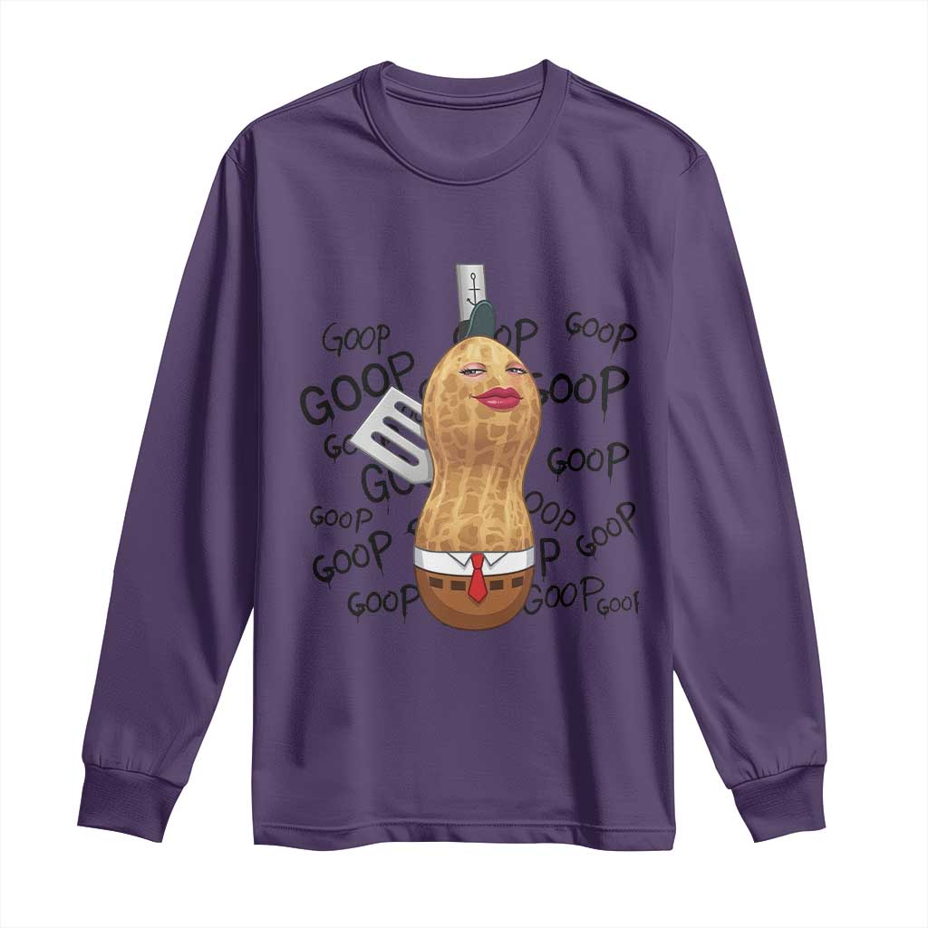 Funny Burnt Peanut Long Sleeve Shirt Goop Bungulato Homage