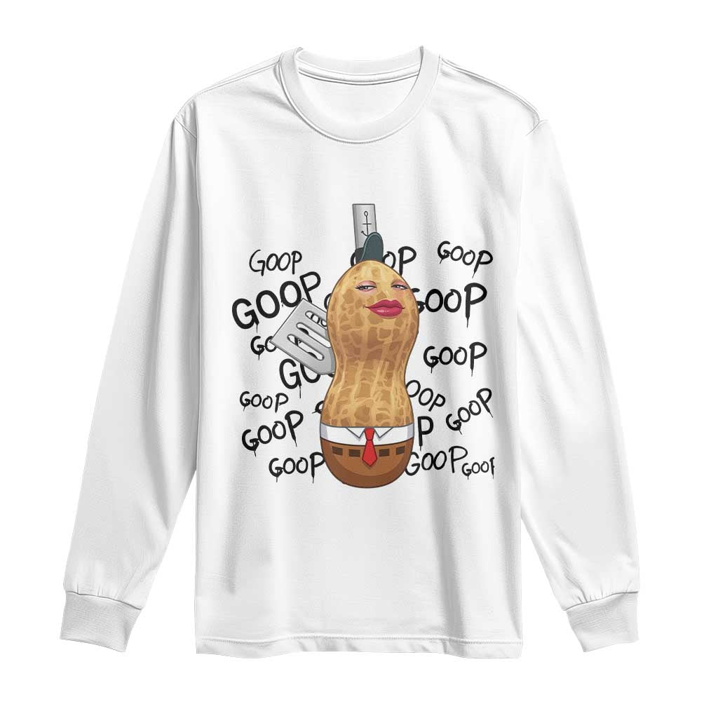 Funny Burnt Peanut Long Sleeve Shirt Goop Bungulato Homage