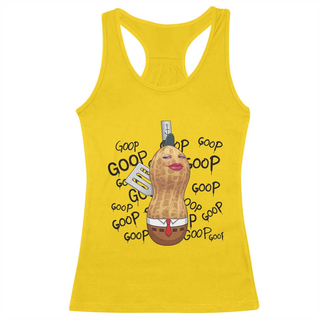 Funny Burnt Peanut Racerback Tank Top Goop Bungulato Homage