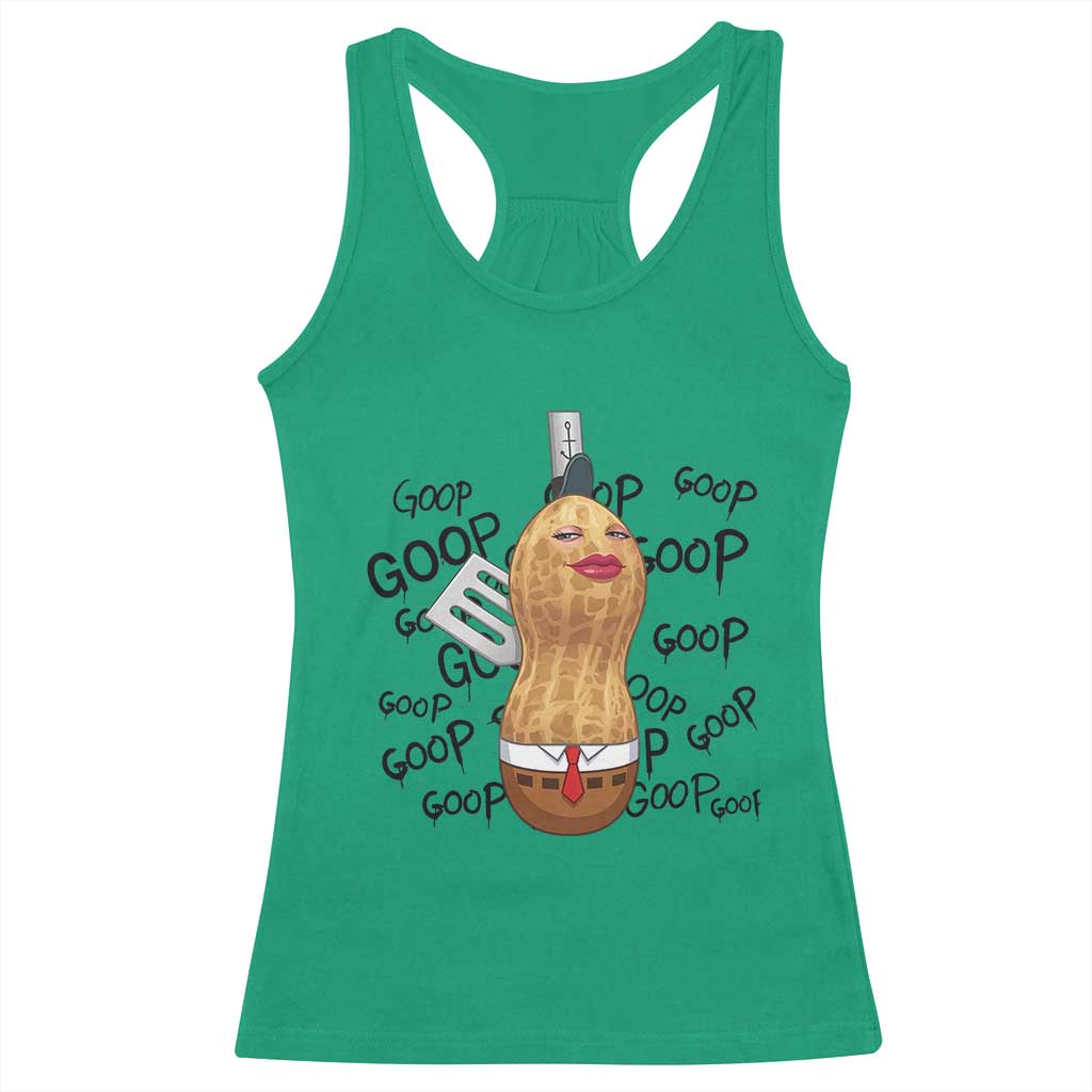 Funny Burnt Peanut Racerback Tank Top Goop Bungulato Homage