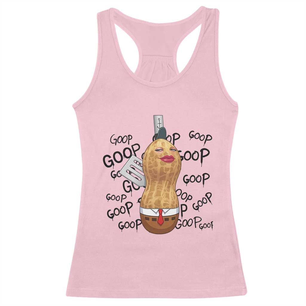Funny Burnt Peanut Racerback Tank Top Goop Bungulato Homage
