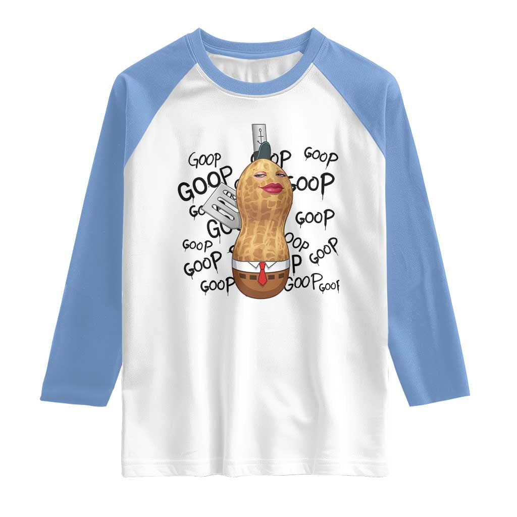 Funny Burnt Peanut Raglan Shirt Goop Bungulato Homage