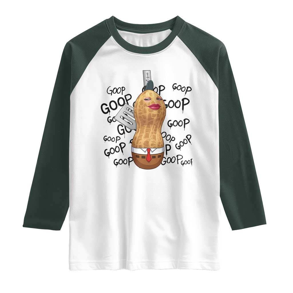 Funny Burnt Peanut Raglan Shirt Goop Bungulato Homage