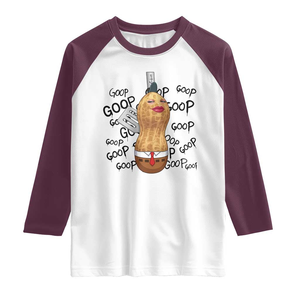 Funny Burnt Peanut Raglan Shirt Goop Bungulato Homage