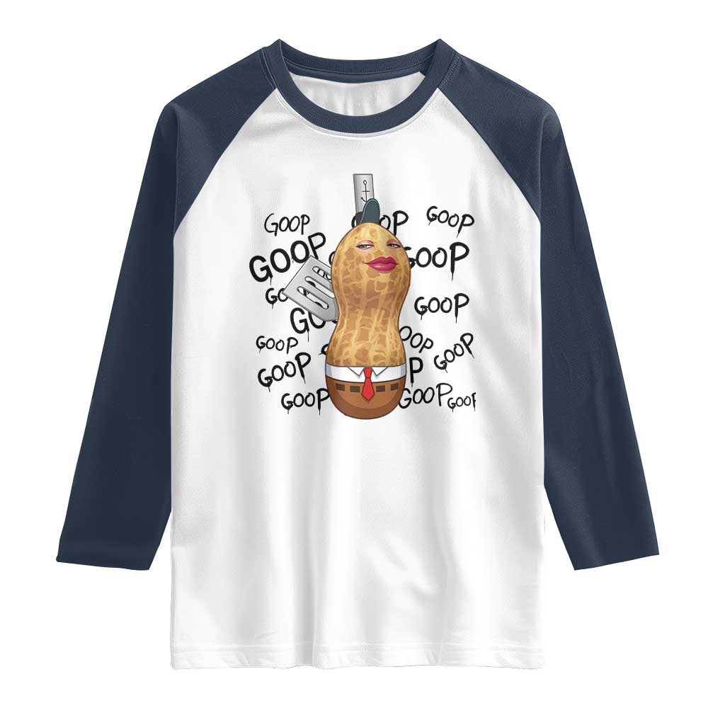 Funny Burnt Peanut Raglan Shirt Goop Bungulato Homage