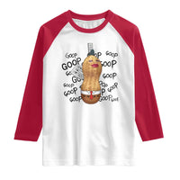 Funny Burnt Peanut Raglan Shirt Goop Bungulato Homage