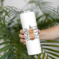 Funny Burnt Peanut Skinny Tumbler Goop Bungulato Homage
