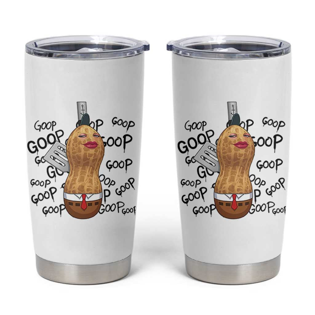 Funny Burnt Peanut Tumbler Cup Goop Bungulato Homage