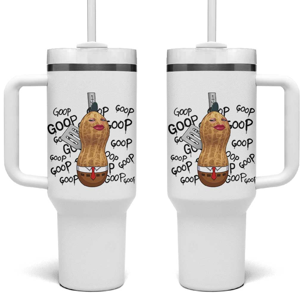 Funny Burnt Peanut Tumbler With Handle Goop Bungulato Homage
