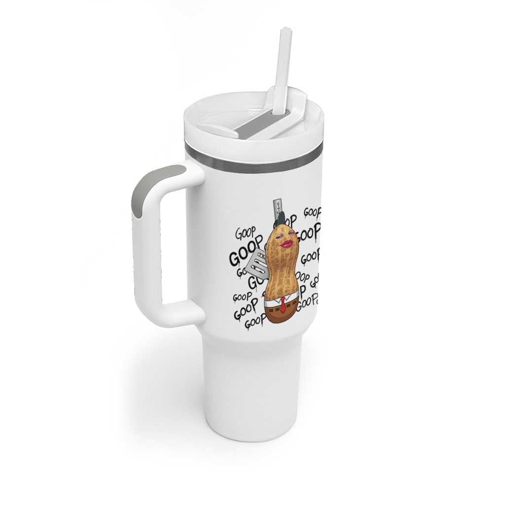 Funny Burnt Peanut Tumbler With Handle Goop Bungulato Homage
