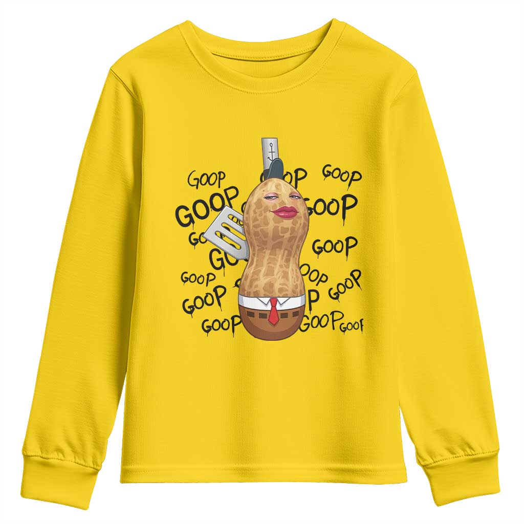 Funny Burnt Peanut Youth Sweatshirt Goop Bungulato Homage