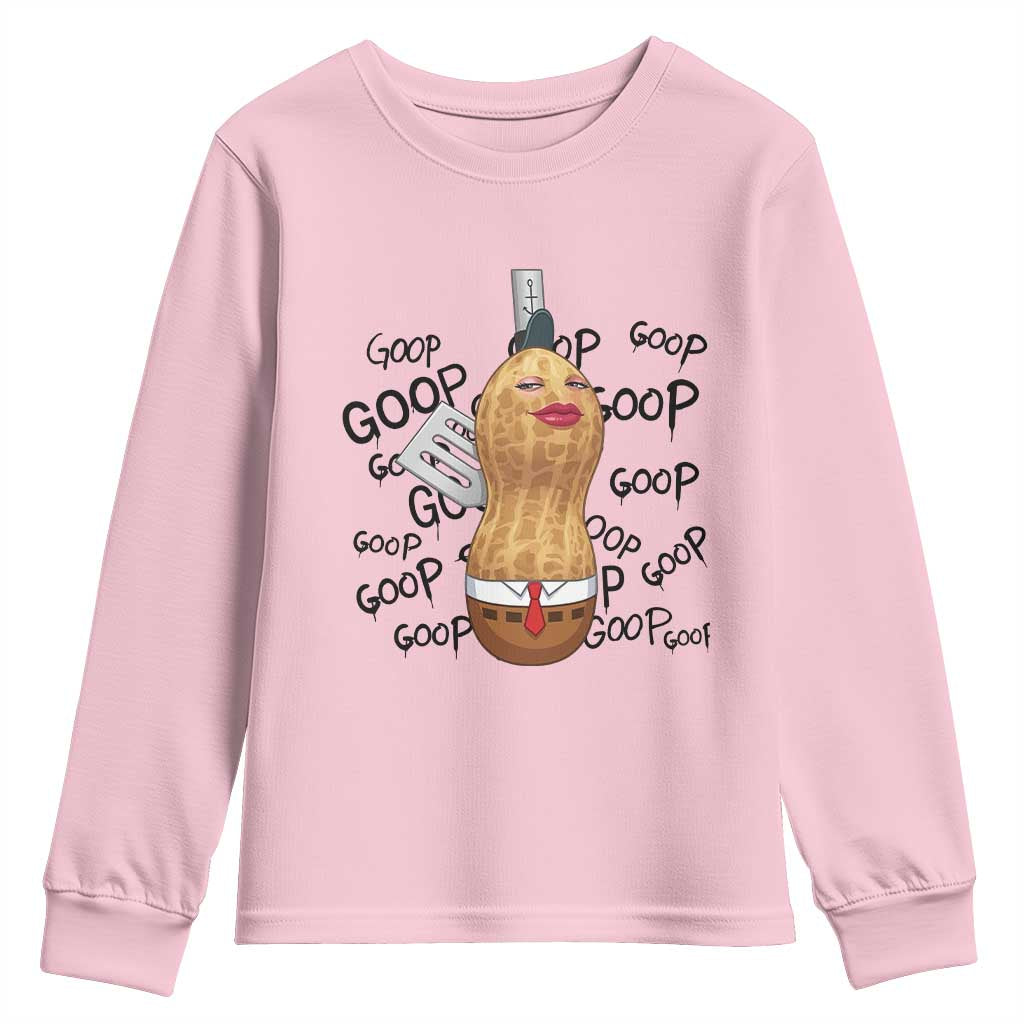 Funny Burnt Peanut Youth Sweatshirt Goop Bungulato Homage