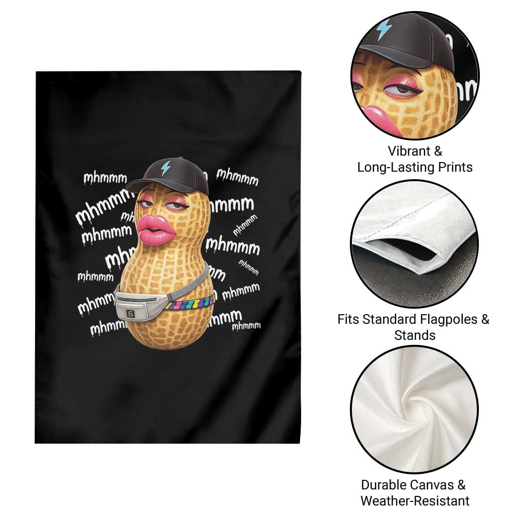 Funny Burnt Peanut Goop Garden Flag Mhmmm Goop Bungulato