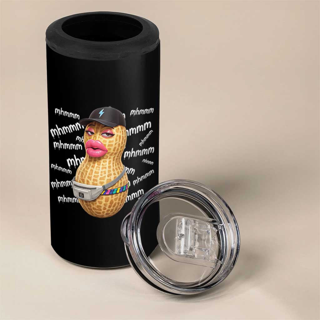 Funny Burnt Peanut Goop 4 in 1 Can Cooler Tumbler Mhmmm Goop Bungulato