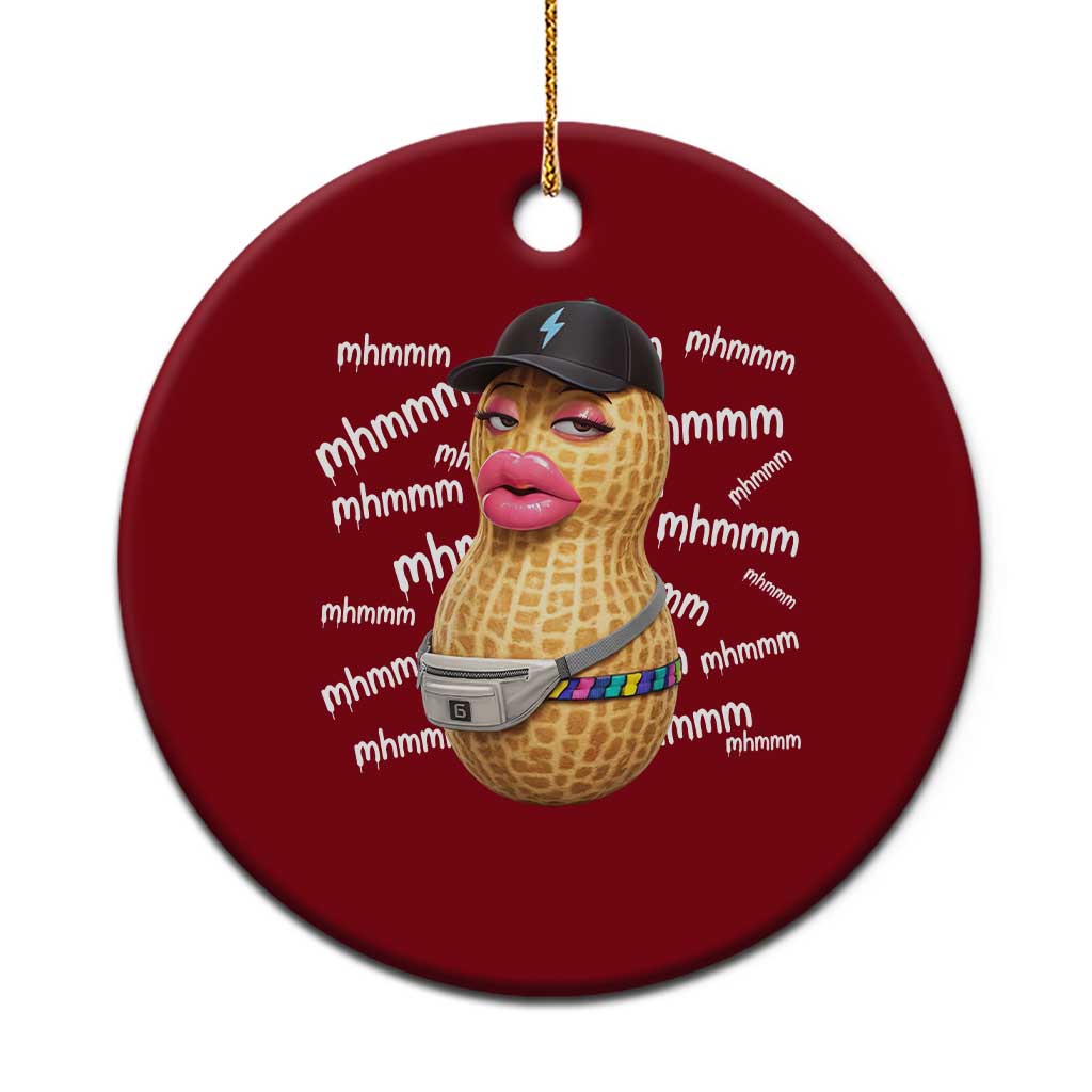 Funny Burnt Peanut Goop Ceramic Ornament Mhmmm Goop Bungulato