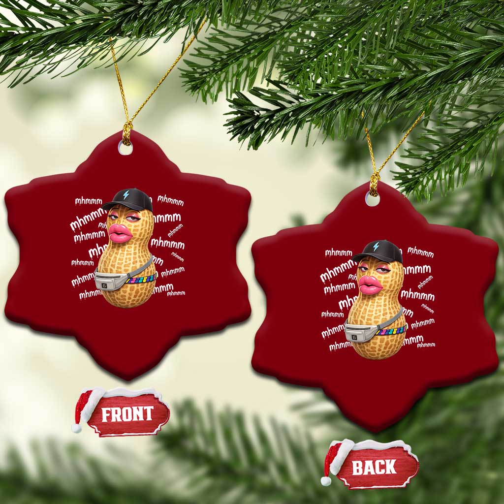 Funny Burnt Peanut Goop Ceramic Ornament Mhmmm Goop Bungulato
