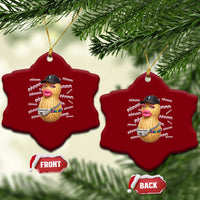 Funny Burnt Peanut Goop Ceramic Ornament Mhmmm Goop Bungulato