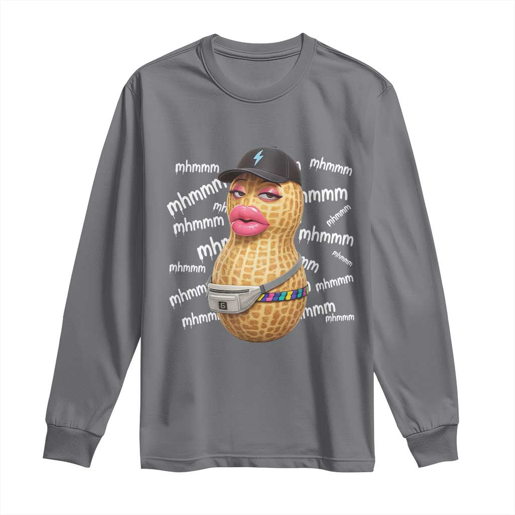 Funny Burnt Peanut Goop Long Sleeve Shirt Mhmmm Goop Bungulato