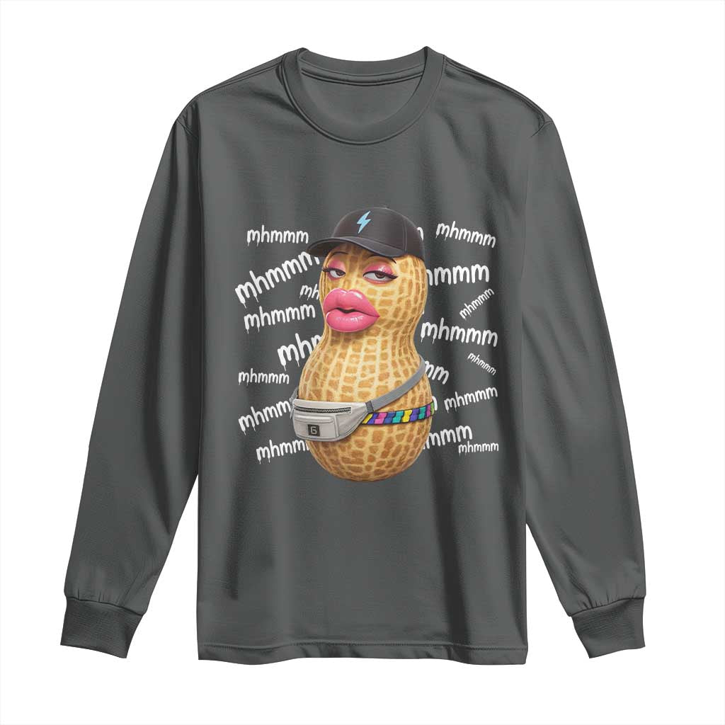 Funny Burnt Peanut Goop Long Sleeve Shirt Mhmmm Goop Bungulato