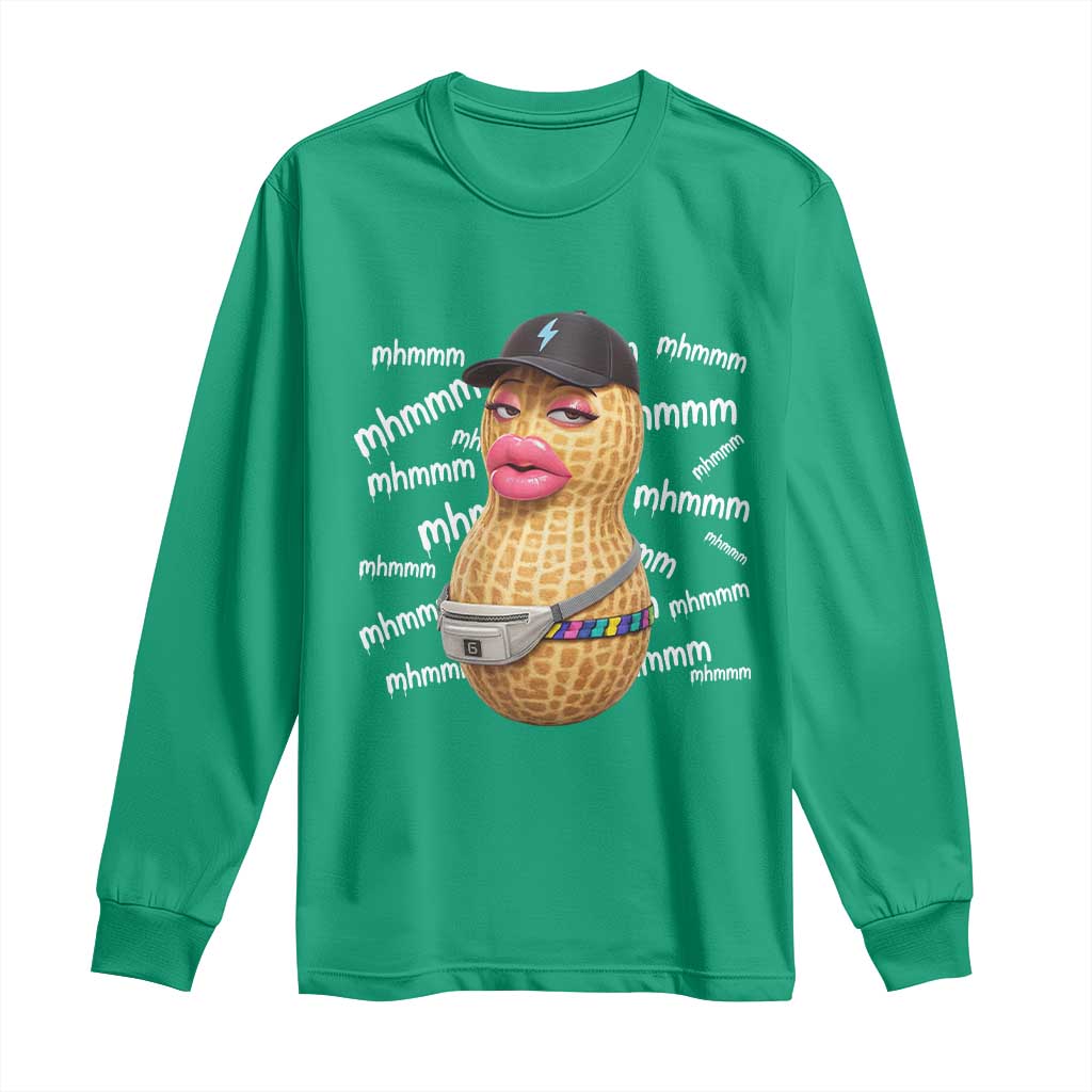 Funny Burnt Peanut Goop Long Sleeve Shirt Mhmmm Goop Bungulato