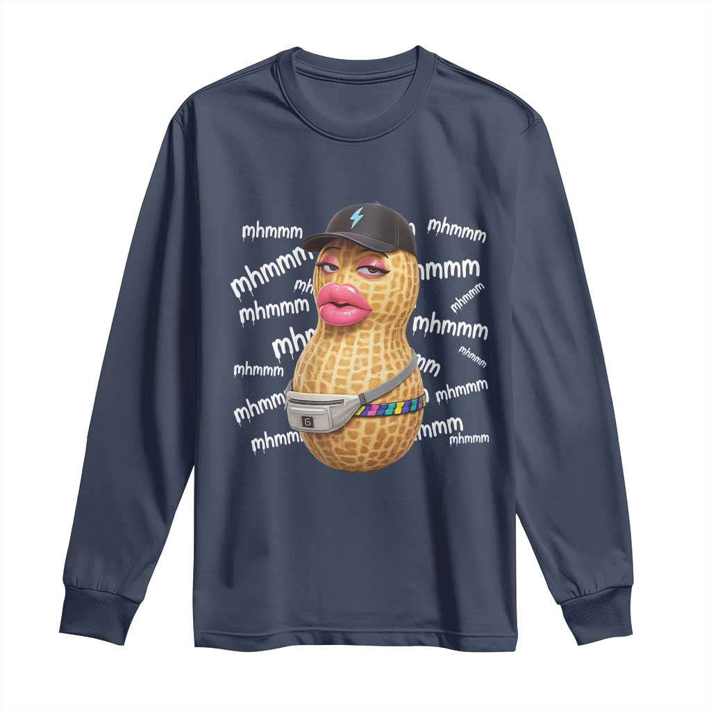 Funny Burnt Peanut Goop Long Sleeve Shirt Mhmmm Goop Bungulato