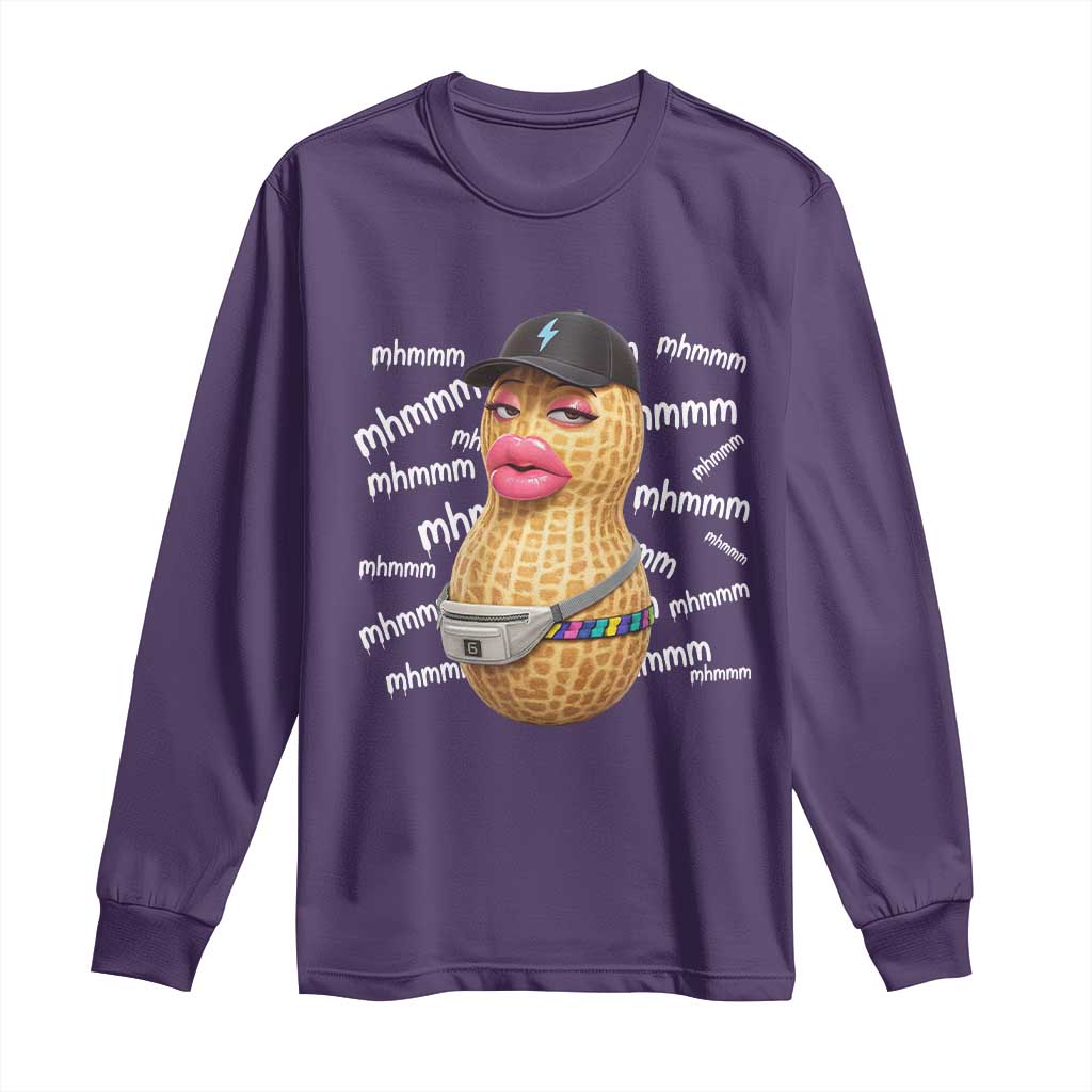 Funny Burnt Peanut Goop Long Sleeve Shirt Mhmmm Goop Bungulato
