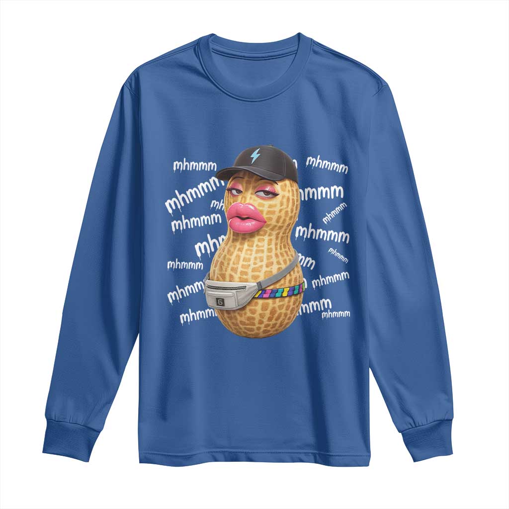 Funny Burnt Peanut Goop Long Sleeve Shirt Mhmmm Goop Bungulato