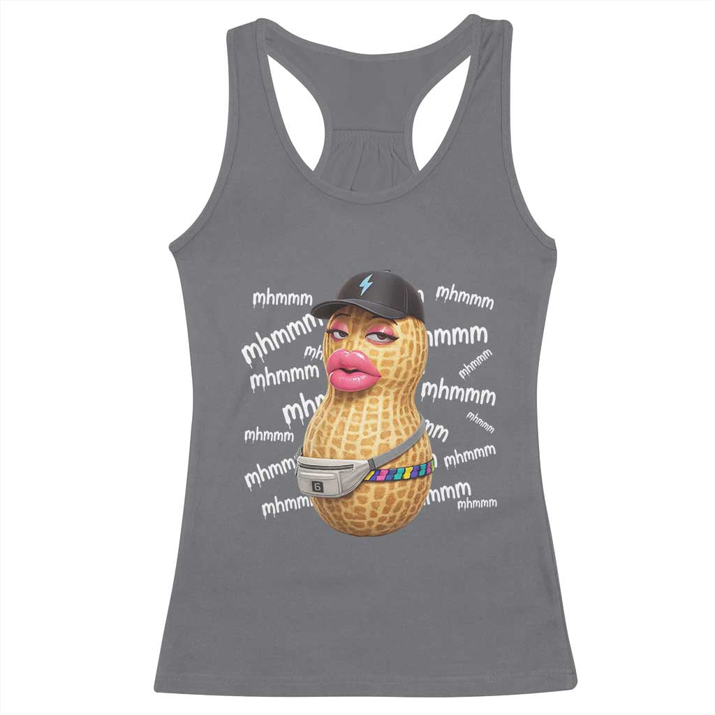 Funny Burnt Peanut Goop Racerback Tank Top Mhmmm Goop Bungulato