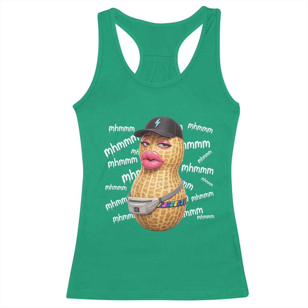 Funny Burnt Peanut Goop Racerback Tank Top Mhmmm Goop Bungulato