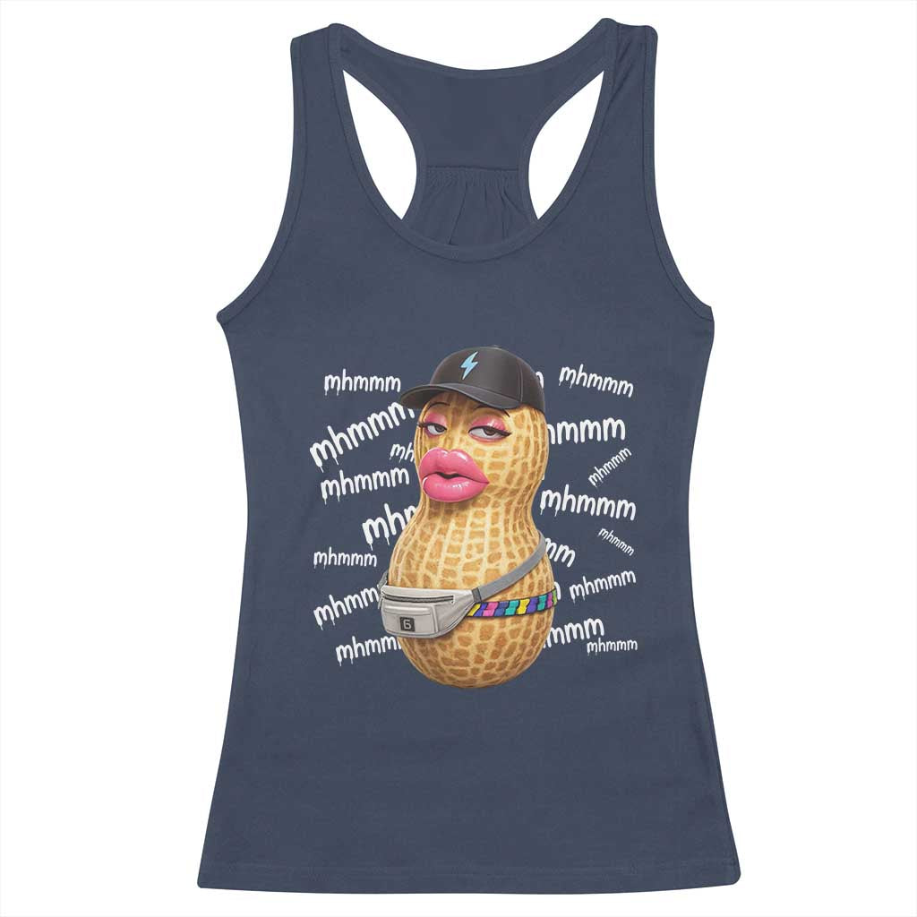 Funny Burnt Peanut Goop Racerback Tank Top Mhmmm Goop Bungulato