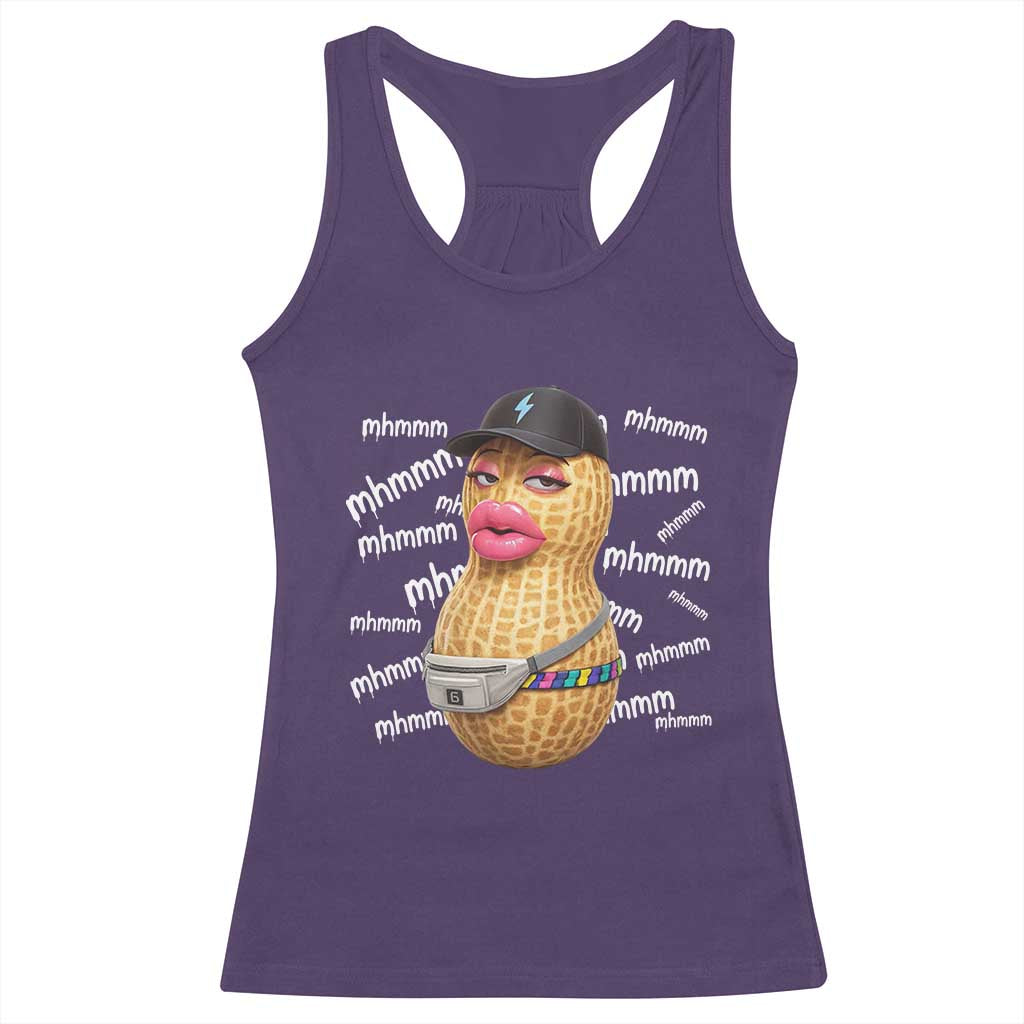 Funny Burnt Peanut Goop Racerback Tank Top Mhmmm Goop Bungulato
