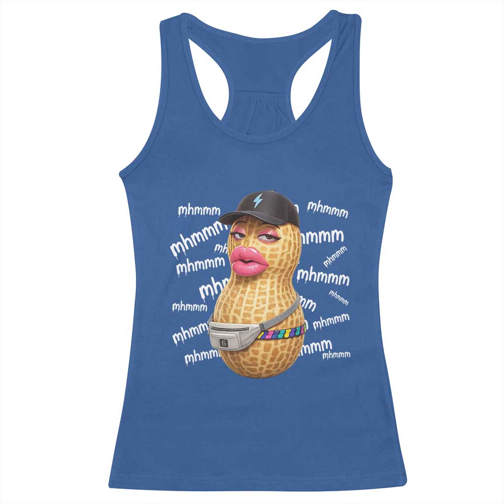 Funny Burnt Peanut Goop Racerback Tank Top Mhmmm Goop Bungulato
