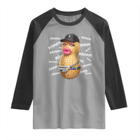 Funny Burnt Peanut Goop Raglan Shirt Mhmmm Goop Bungulato
