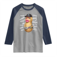 Funny Burnt Peanut Goop Raglan Shirt Mhmmm Goop Bungulato
