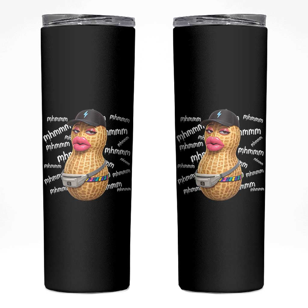 Funny Burnt Peanut Goop Skinny Tumbler Mhmmm Goop Bungulato