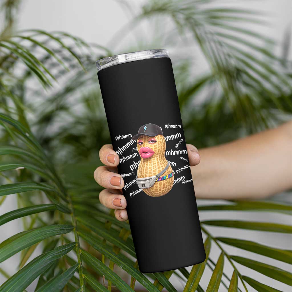 Funny Burnt Peanut Goop Skinny Tumbler Mhmmm Goop Bungulato