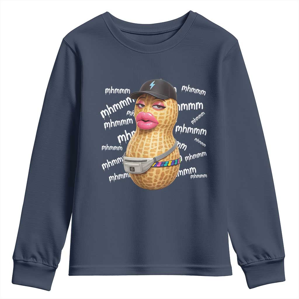 Funny Burnt Peanut Goop Youth Sweatshirt Mhmmm Goop Bungulato