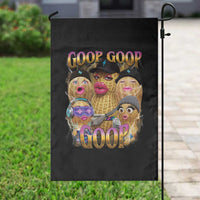 Funny Burnt Peanut Goop Garden Flag Bungulato 90s Bootleg Meme Trendy