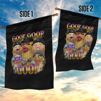 Funny Burnt Peanut Goop Garden Flag Bungulato 90s Bootleg Meme Trendy